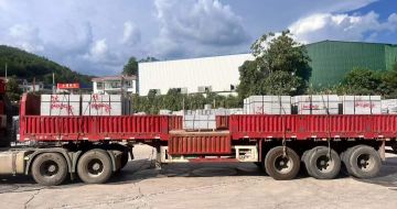 潍坊 芝麻灰花岗岩地铺石出货日常