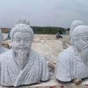 潍坊 白麻花岗岩石材人物立体雕刻
