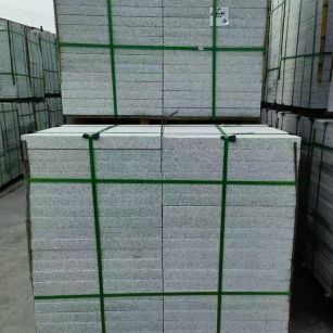 潍坊 芝麻白火烧，园林广场市政工程地铺石，1.8~5.0厚均有现货