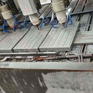 潍坊 芝麻白花岗岩荔枝面盲道雕刻