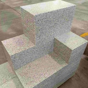 潍坊 白麻花岗岩荔枝面地铺石