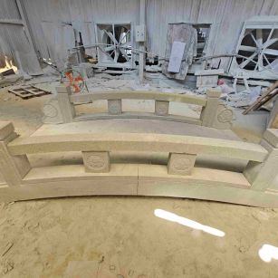 潍坊 芝麻灰花岗岩异形加工-拱桥，石桥