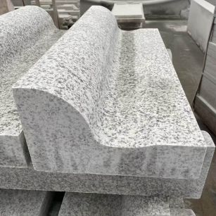 潍坊 白麻花岗岩S型路沿石，路侧石，马路牙子等