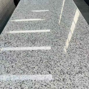 潍坊 白麻花岗岩光面毛板