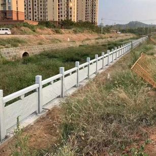 潍坊 白麻河道栏杆效果展示图