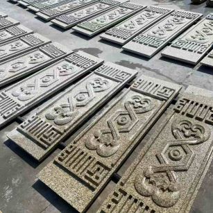 潍坊 黄金麻花岗岩外墙雕刻板