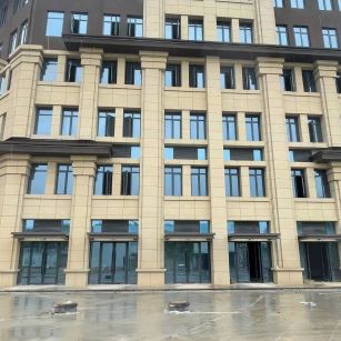 潍坊 黄金麻花岗岩荔枝面小区外墙干挂