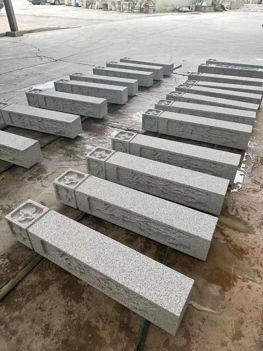 潍坊 白麻方柱雕花防水