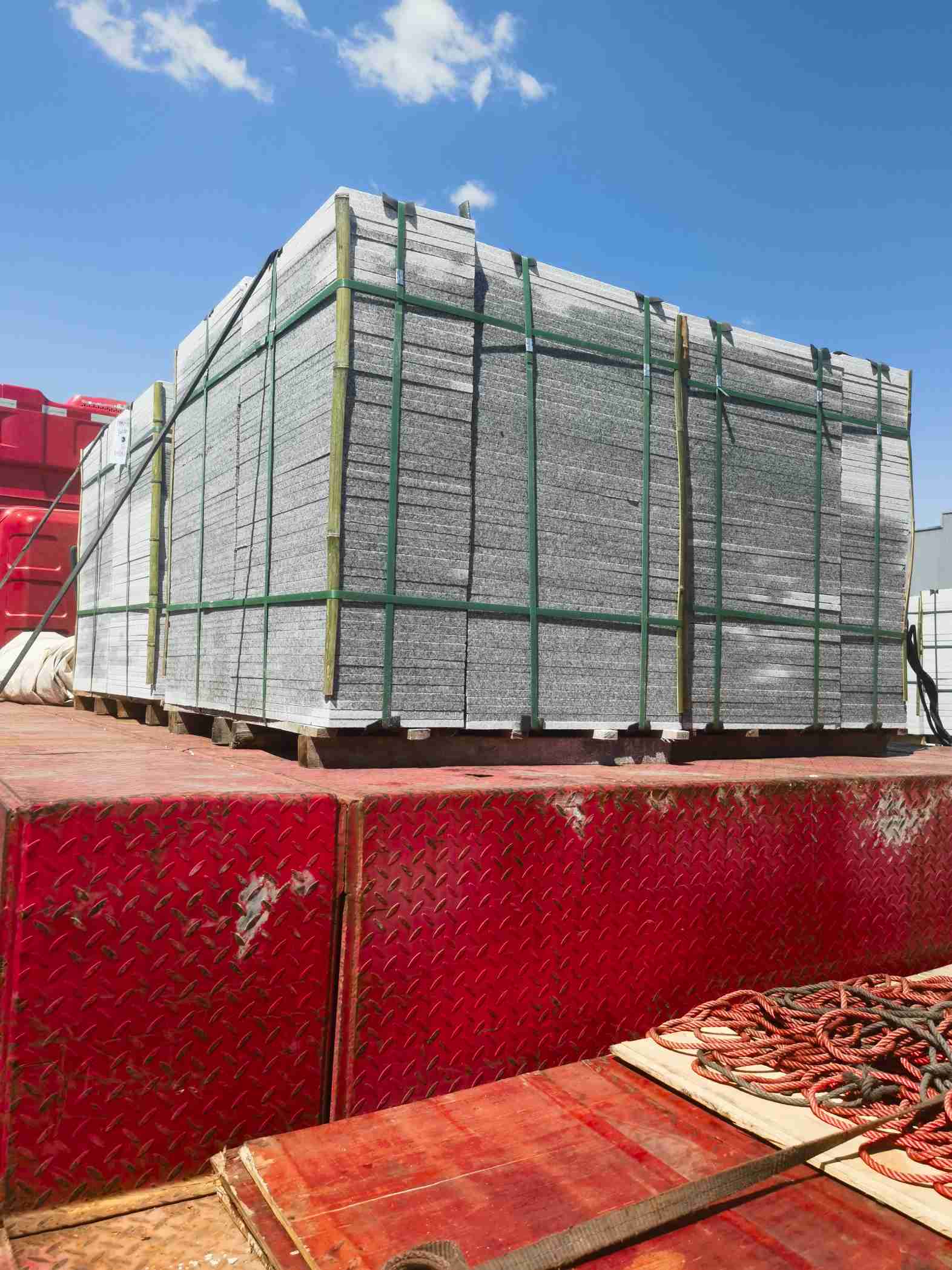 潍坊 芝麻白火烧规格板地铺石300*600/600*600