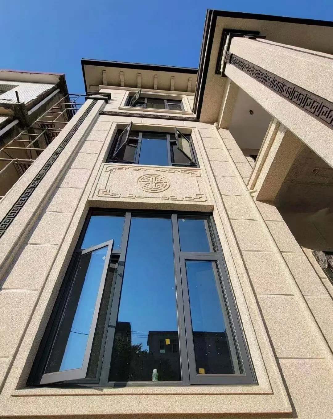 潍坊 黄金麻荔枝面别墅外墙干挂效果展示