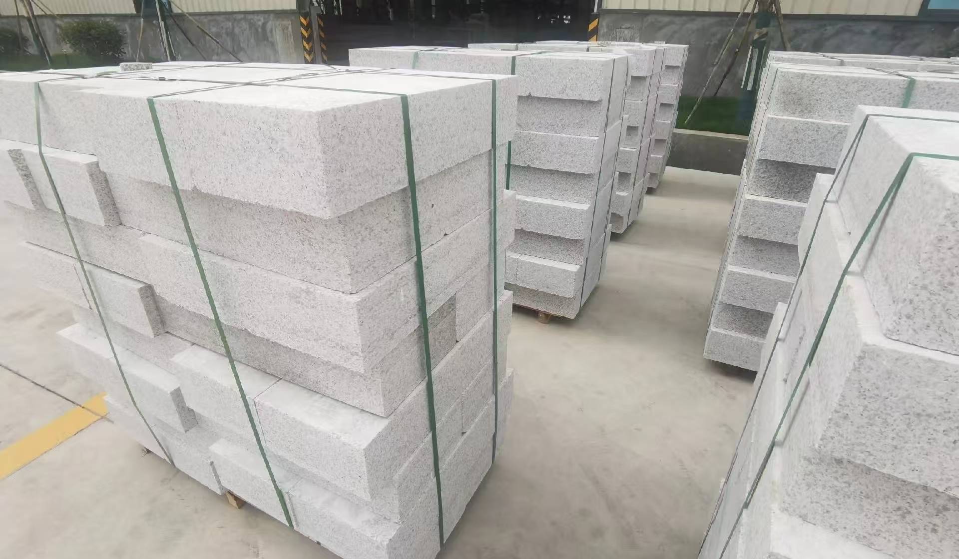 潍坊 白麻花岗岩路沿石，立缘石，平缘石，路牙石，道牙石，马路牙子等