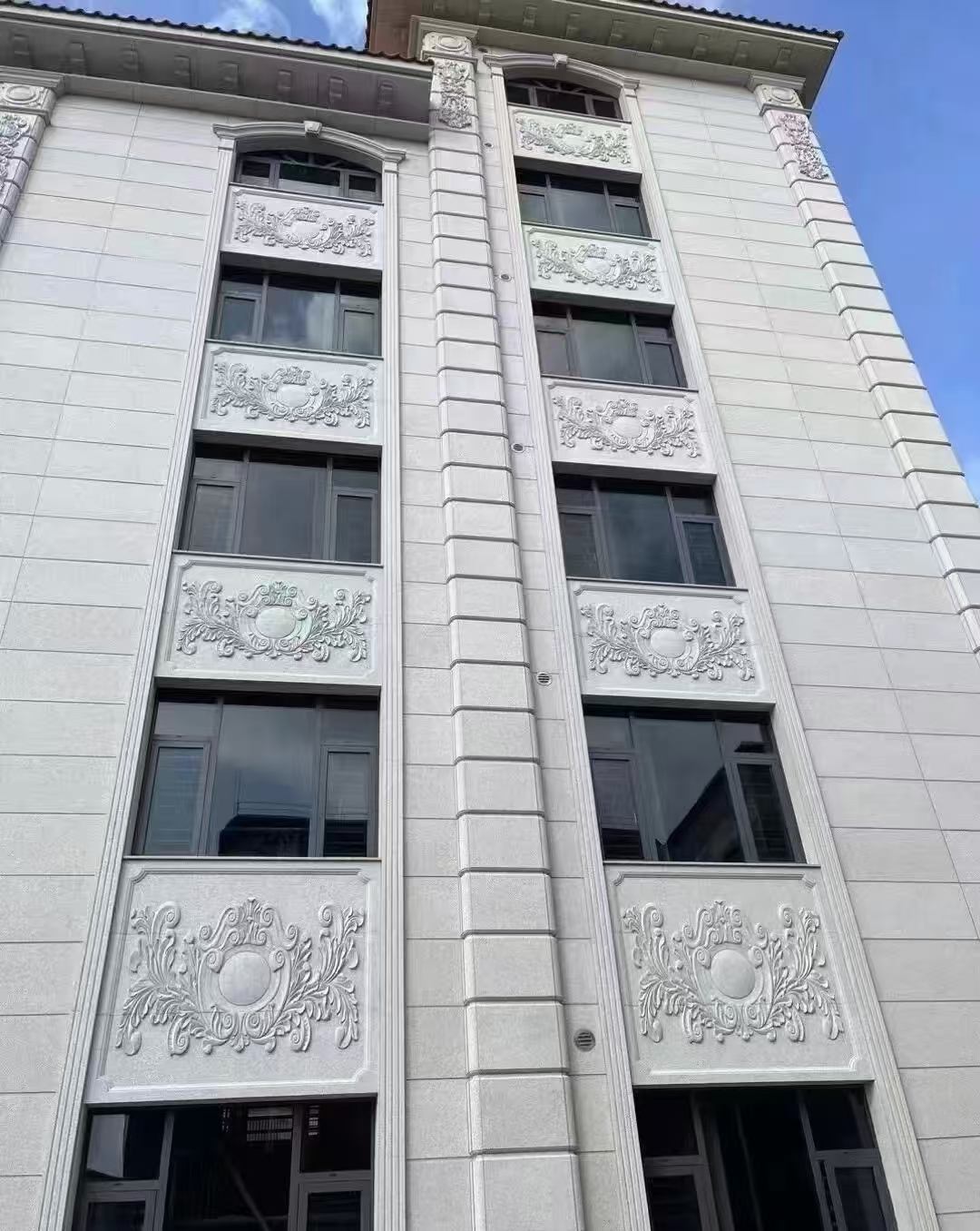 潍坊 白麻荔枝面花岗岩别墅外墙干挂